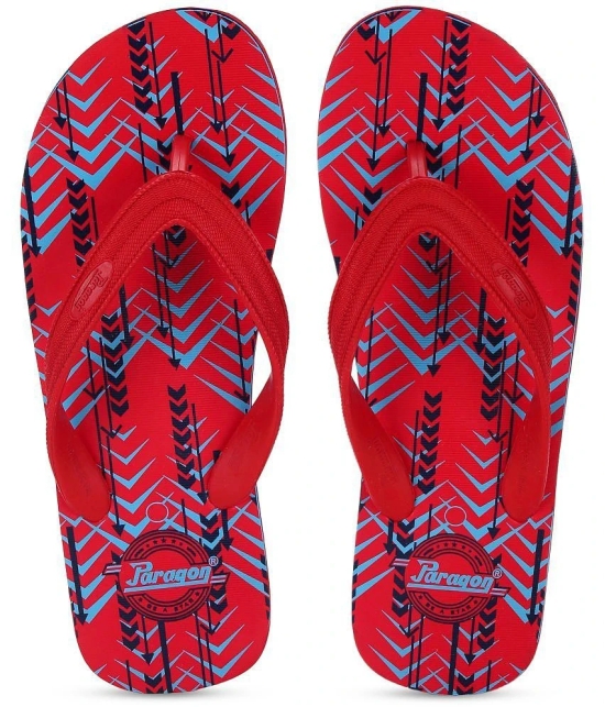 Paragon Red Mens Daily Slipper - None