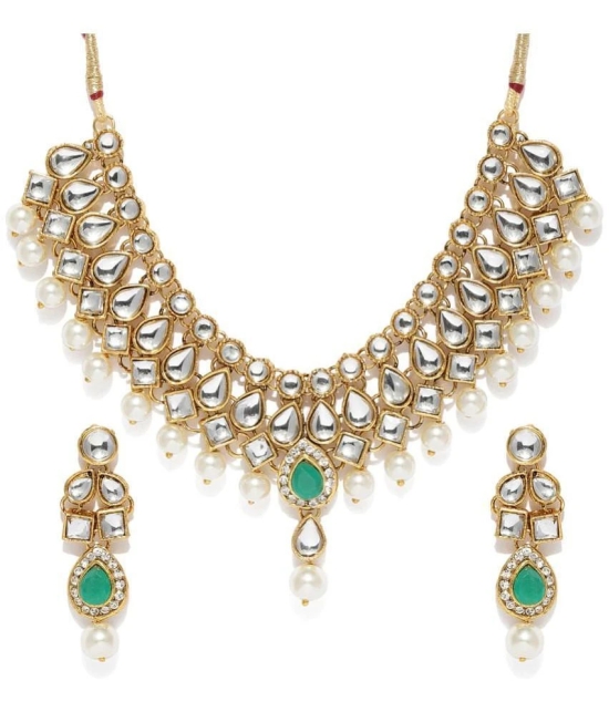 Sukkhi - Green Alloy Necklace Set ( Pack of 1 ) - Green