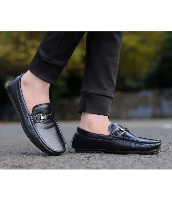 Aadi Black Mens Slip-on Shoes - None