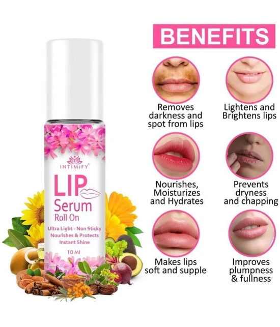 Intimify Pink Lip Serum, Lip Serum Roll On, Lip Serum, Beetroot Lip Serum, Lip Plumping, 10 Ml