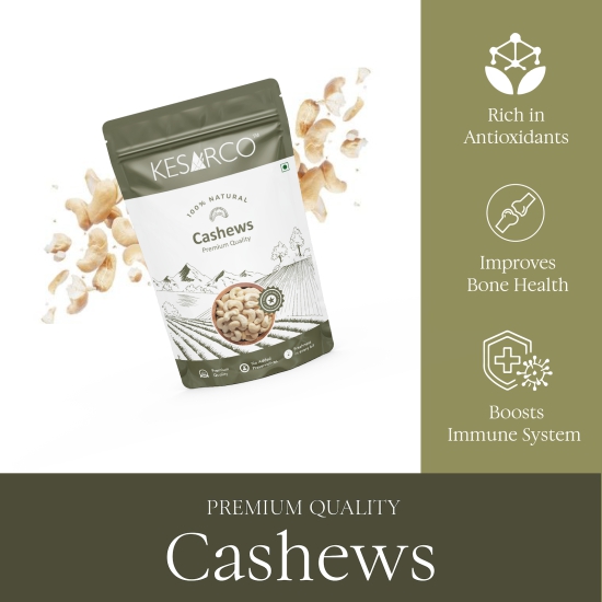 W320 Whole Cashews 250gm