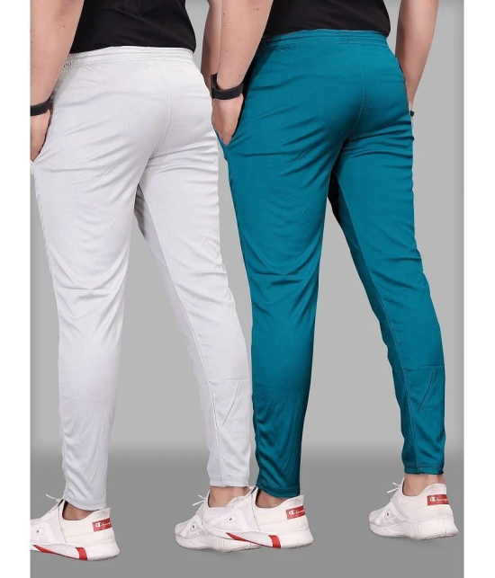 Gazal Fashions - Multicolor Polyester Mens Trackpants ( Pack of 2 ) - None