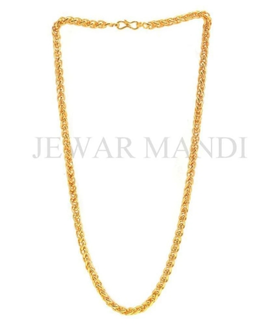 Jewar Mandi - Gold Plated Chain ( Pack of 1 ) - Golden