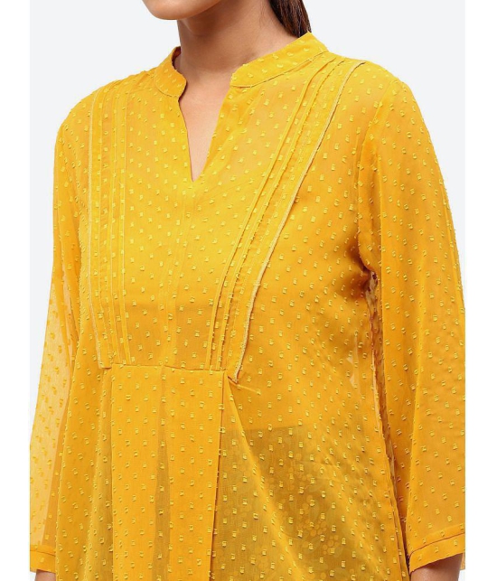 Baawri - Yellow Polyester Women's Regular Top ( Pack of 1 ) - None