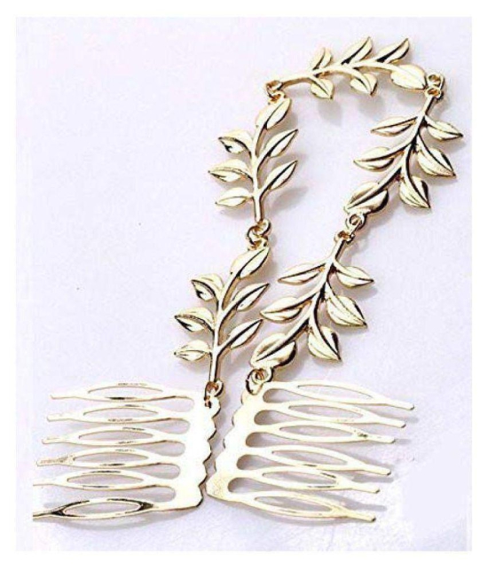 Romp Fashion Gold Party Hair Clip - Gold