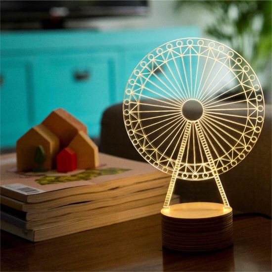 Ferris Wheel Acrylic LED Table Lamp-Ferris Wheel