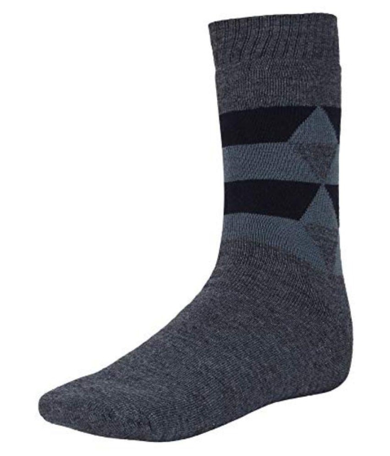 Creature - Woollen Men's Printed Multicolor Mid Length Socks ( Pack of 3 ) - Multicolor