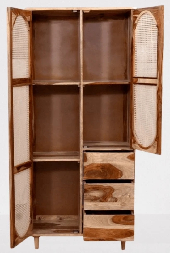 Jamani art craft; Sheesham Wood Wardrobe