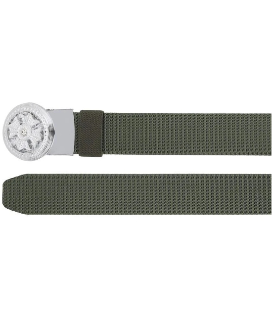 Loopa - Green Nylon Mens Casual Belt ( Pack of 1 ) - None