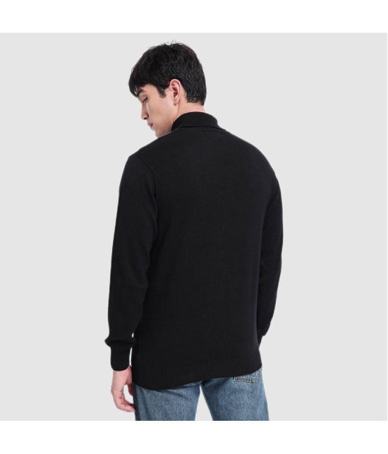 Bewakoof - Black Acrylic Men''s Pullover Sweater ( Pack of 1 ) - None