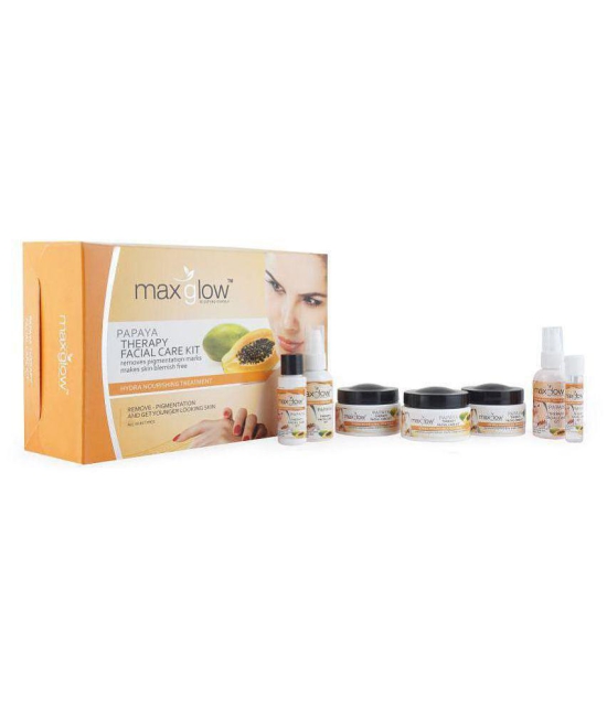 MaxGlow PAPAYA THERAPY FACIAL CARE KIT Facial Kit gm Pack of 7