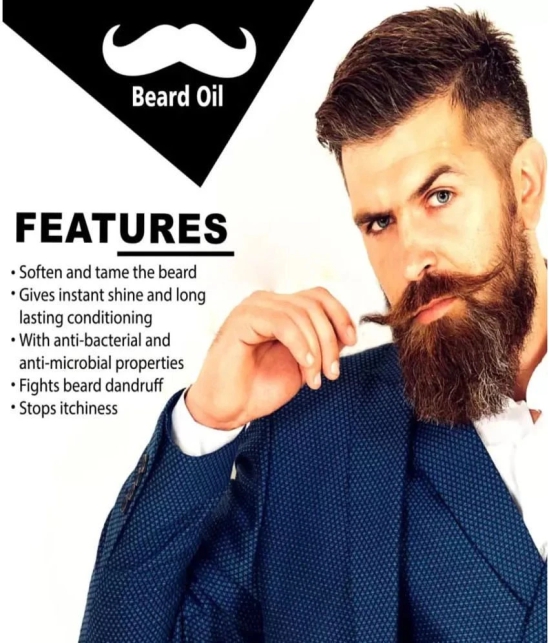 PURE JANGALI ORGANICS Beard Growth Oil- For Stimulating fast Beard Growth Hair Oil 30ML