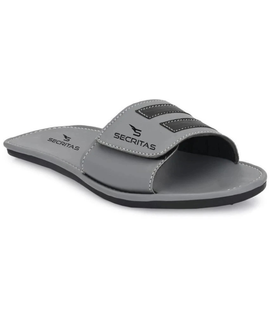 Secritas - Gray Mens Slide Flip Flop - None