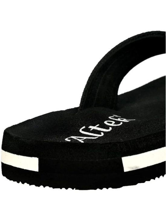 Altek Black Mens Thong Flip Flop - None