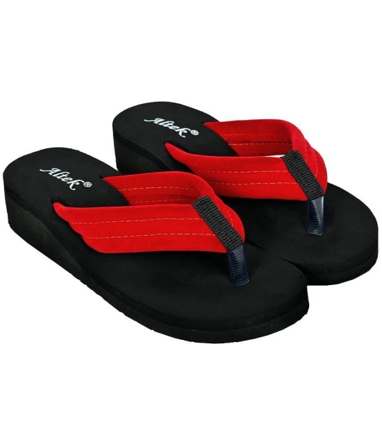 Altek Red Womens Slipper - None