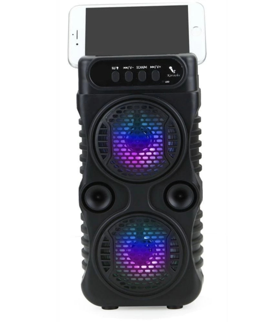 Neo M55 VP TOWER 20 W Bluetooth Speaker Bluetooth V 5.0 with USB,SD card Slot Playback Time 6 hrs Black - Black