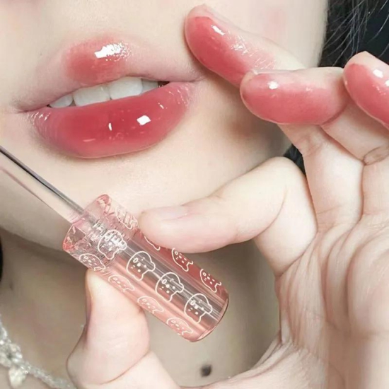 Bubble lip glaze water light glass lip gloss lipstick lasting and not fading lip gloss.-5