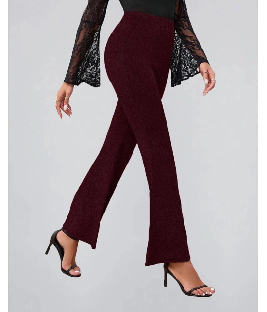 Addyvero Maroon Solid Pant Top Set - None