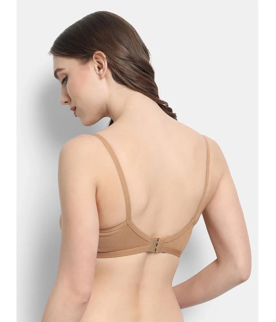 VStar - Beige Cotton Blend Non Padded Womens Everyday Bra ( Pack of 1 ) - None