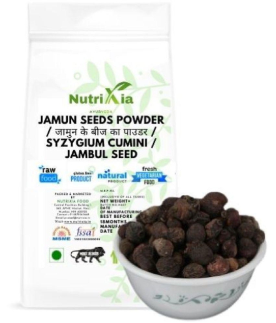 Nutrixia Food Jambu Seeds Powder - Jamun Seeds  250 gm