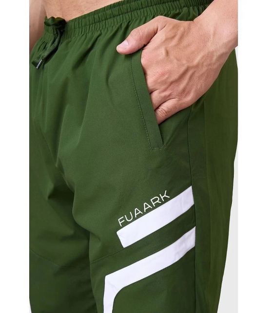 Fuaark Olive Polyester Mens Sports Joggers ( Pack of 1 ) - None