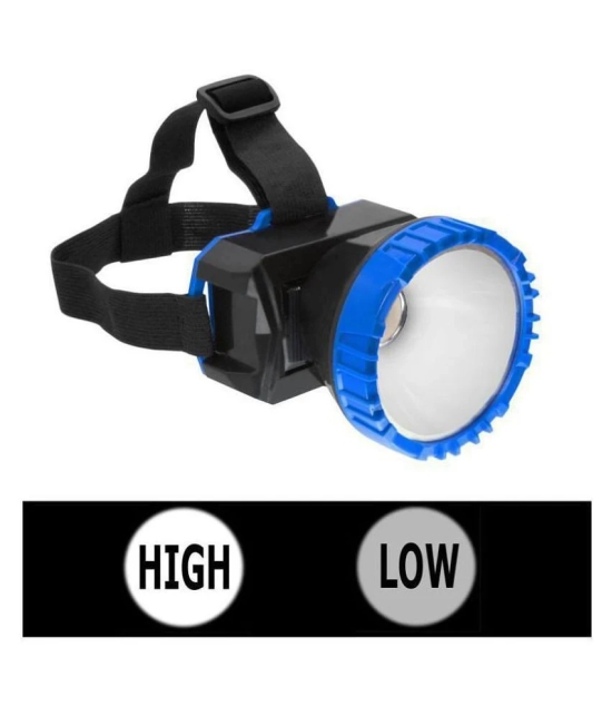 Rechargeable 1 Big Led Ultra Bright Headlamp Headlight Head Lamp Torch Flashlight