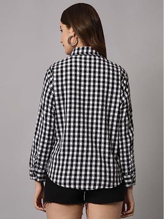 FUNDAY FASHION Women Regular Fit Checkered Spread Collar Casual Shirt (Pack of 2)