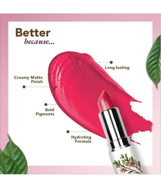 Organic Harvest - Pink Matte Lipstick 4