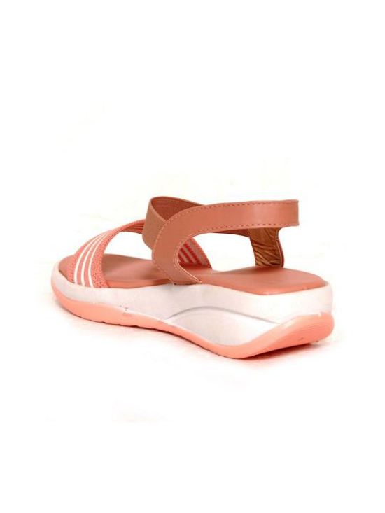 CASUAL PEACH WEDGES FOR EVERYDAY