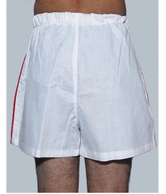 DESHBANDHU DBK - White Cotton Mens Boy Shorts ( Pack of 1 ) - None