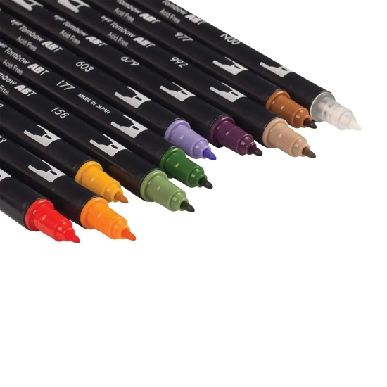 Tombow Dual Brush Pens Colour Set - Secondary Palette