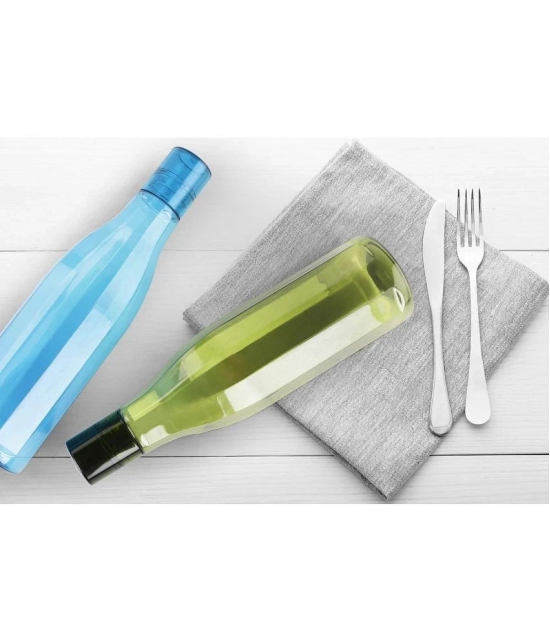 Oliveware Multicolour Water Bottle 6x1000ml mL ( Set of 6 ) - Multicolour