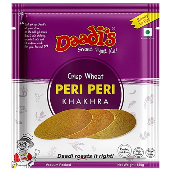 Daadis Peri Peri Khakhra, 180 Gm