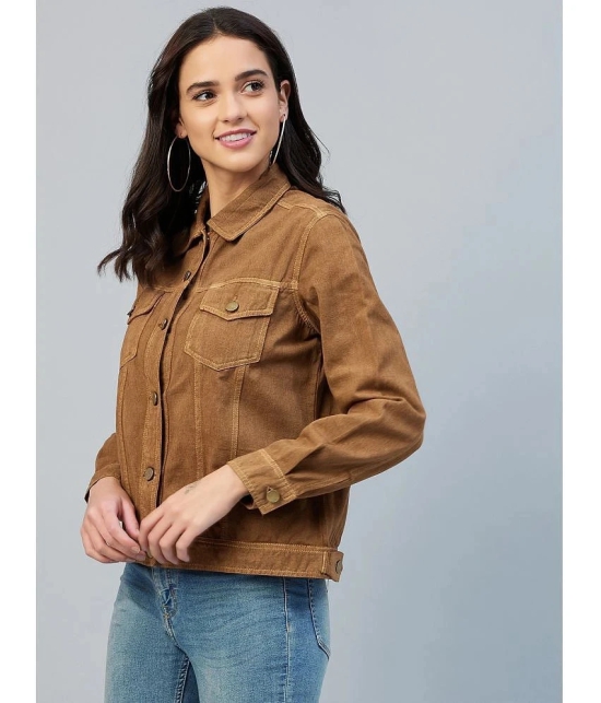 StyleStone Denim Brown Jackets Single - S