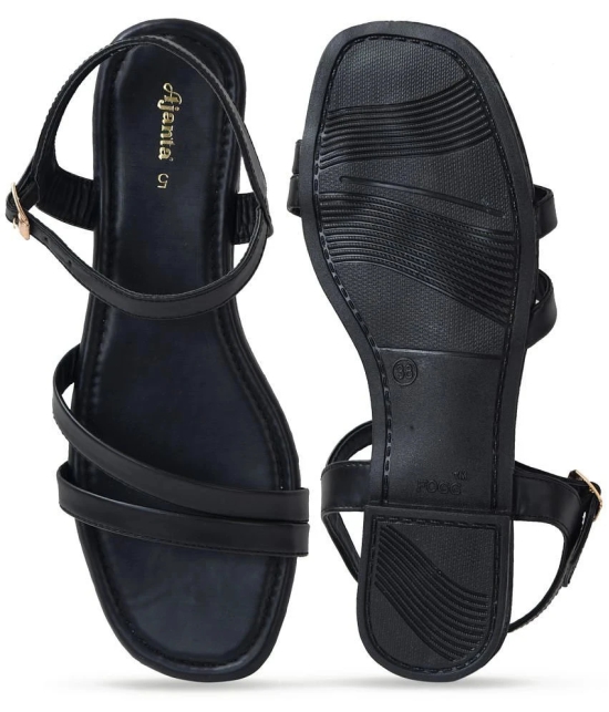 Ajanta - Black Womens Flats - None