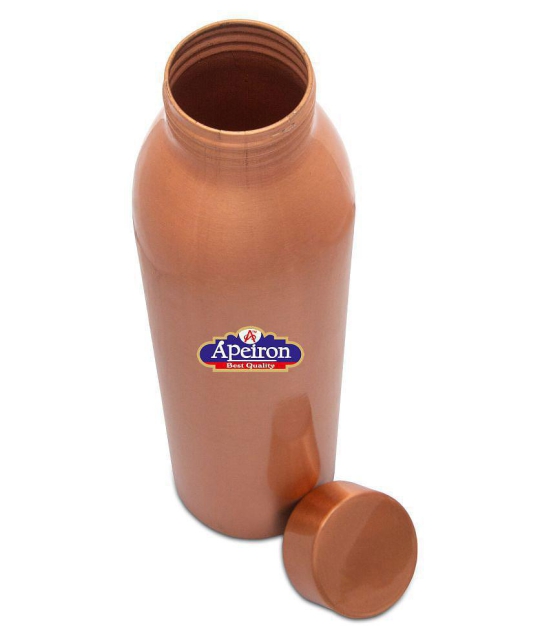 APEIRON Ayurveda Copper 1000 mL Water Bottle set of 1 - Copper