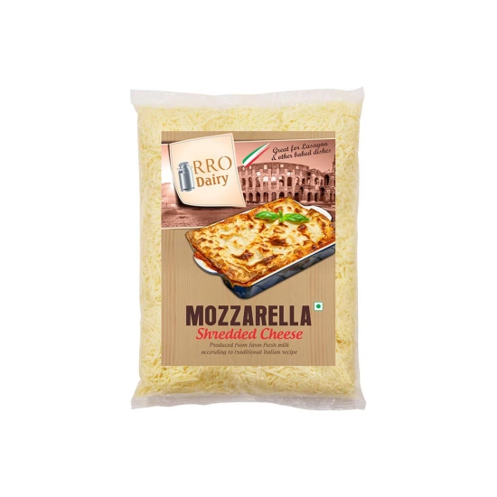 Rro Mozzarella Shredded Cheese, 200 Gm