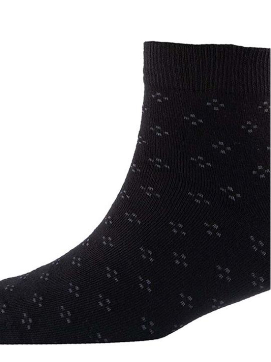 Men Pack Of 2 Patterned Cotton Ankle Length Socks