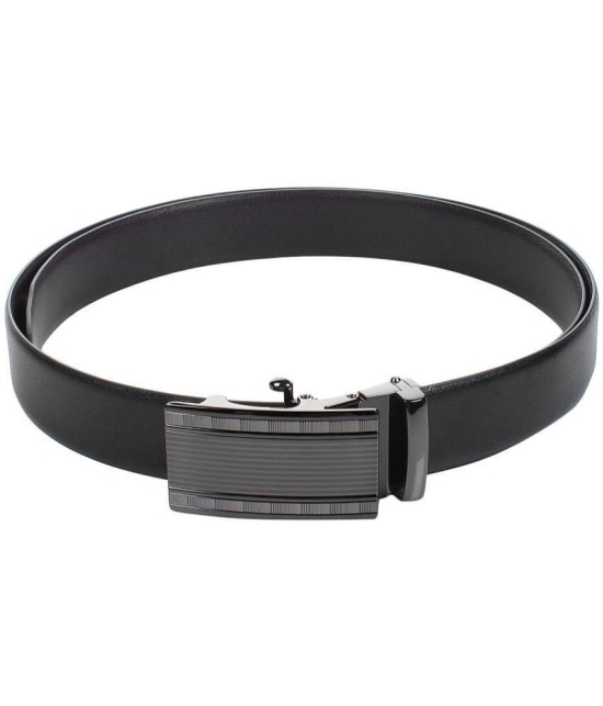 Zacharias - Black Leather Men's Formal Belt ( Pack of 1 ) - None