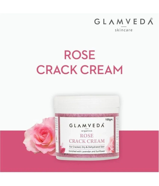 Glamveda Rose Crack Cream For Cracked  & Dry Foot Cream ( 100 g )