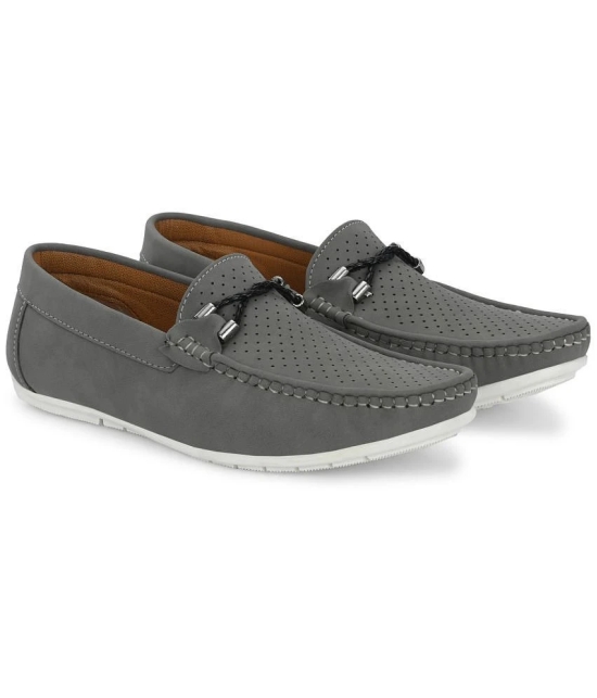 Leeport Gray Mens Slip on - 7