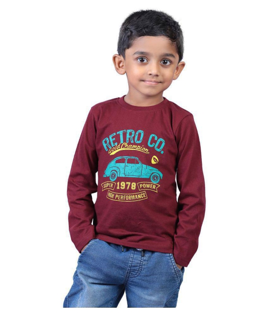 Soft Apparels Boys Printed Cotton T-Shirt (Full Sleeve) - Pack of 3 - None