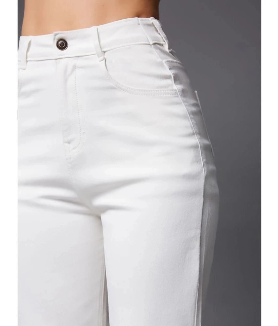 Miss Chase - White Denim Bootcut Womens Jeans ( Pack of 1 ) - None