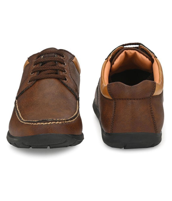 Fentacia Sneakers Brown Casual Shoes - 7