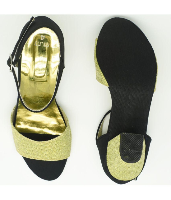 Dream Makers - Gold Women''s Sandal Heels - None