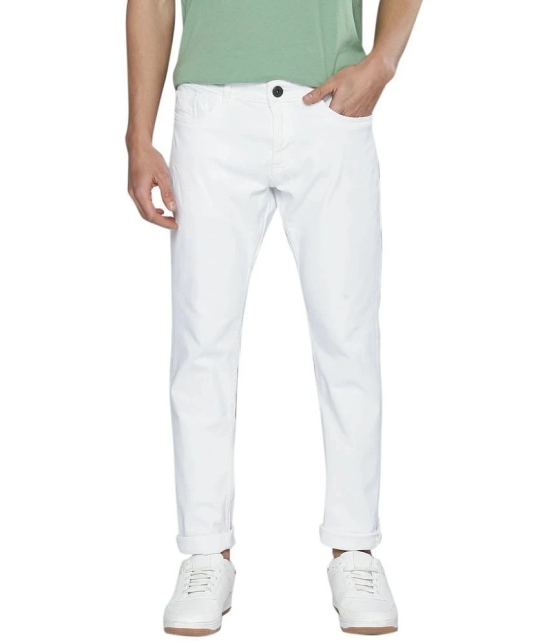 HALOGEN Denim Slim Fit White Mens Jeans ( Pack of 1 ) - None