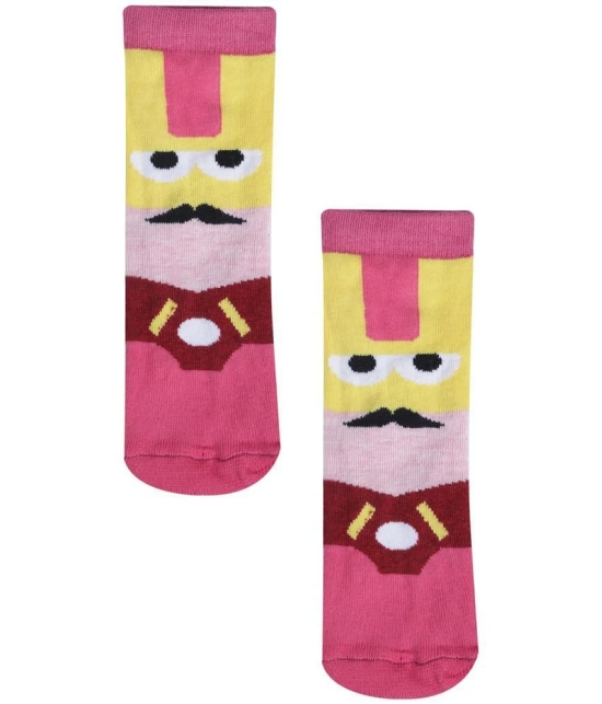 Dollar Multicolor Cotton Blend Boys Ankle Length Socks ( Pack of 5 ) - 5-6 years