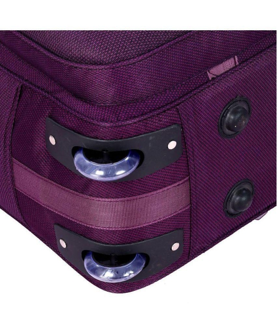 AXEN BAGS - Purple Polyester Duffle Trolley - Onesize