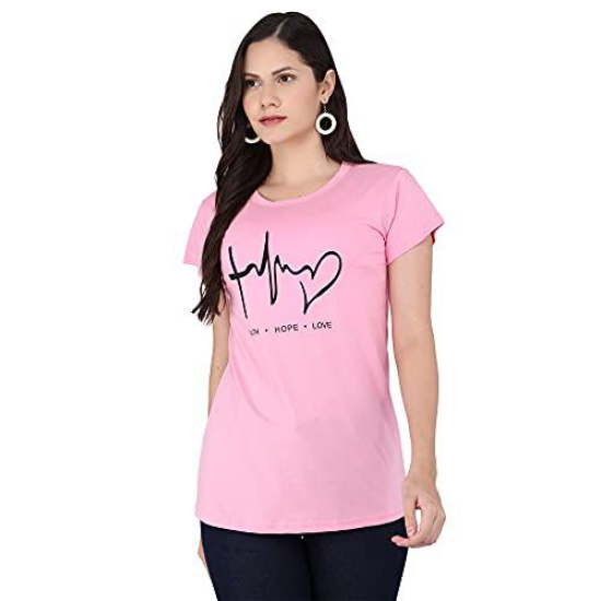 FUNDAY FASHION Women's/Girls Regular Fit Half Sleeves T-Shirt