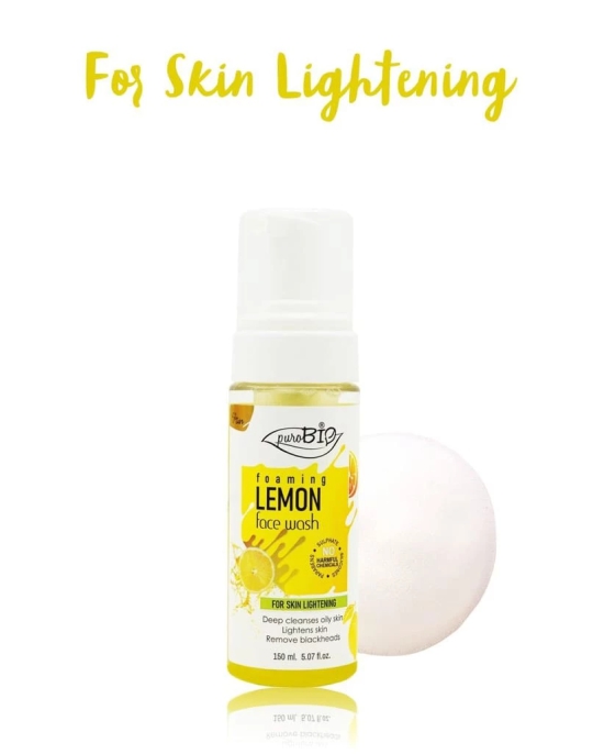 Purobio Lemon Foaming Face Wash - 150ml